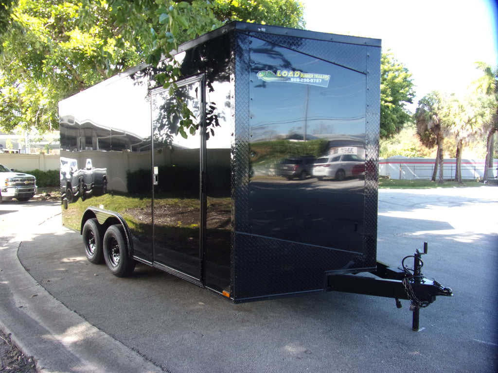 New 8.5x16 HOOK & LINE CARGO Enclosed Trailer