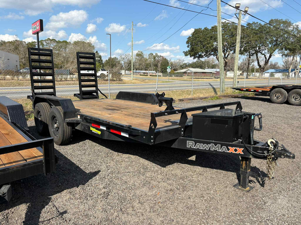 Used 7x16 RawMaxx Equipment Hauler Trailer