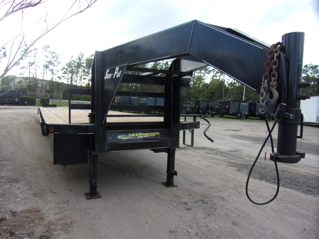 Used 8.5X36 Jennings Flatbed Gooseneck Trailer