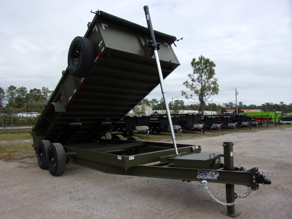 New 7x16 AMP Dump Trailer