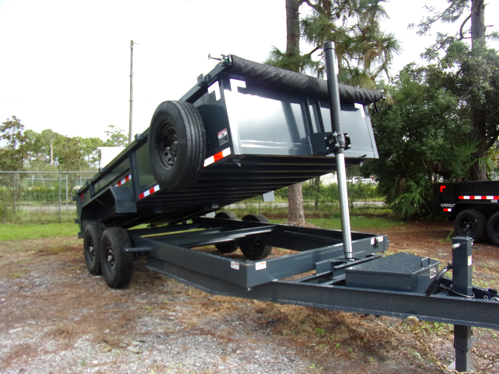 New 7x16 AMP Dump Trailer