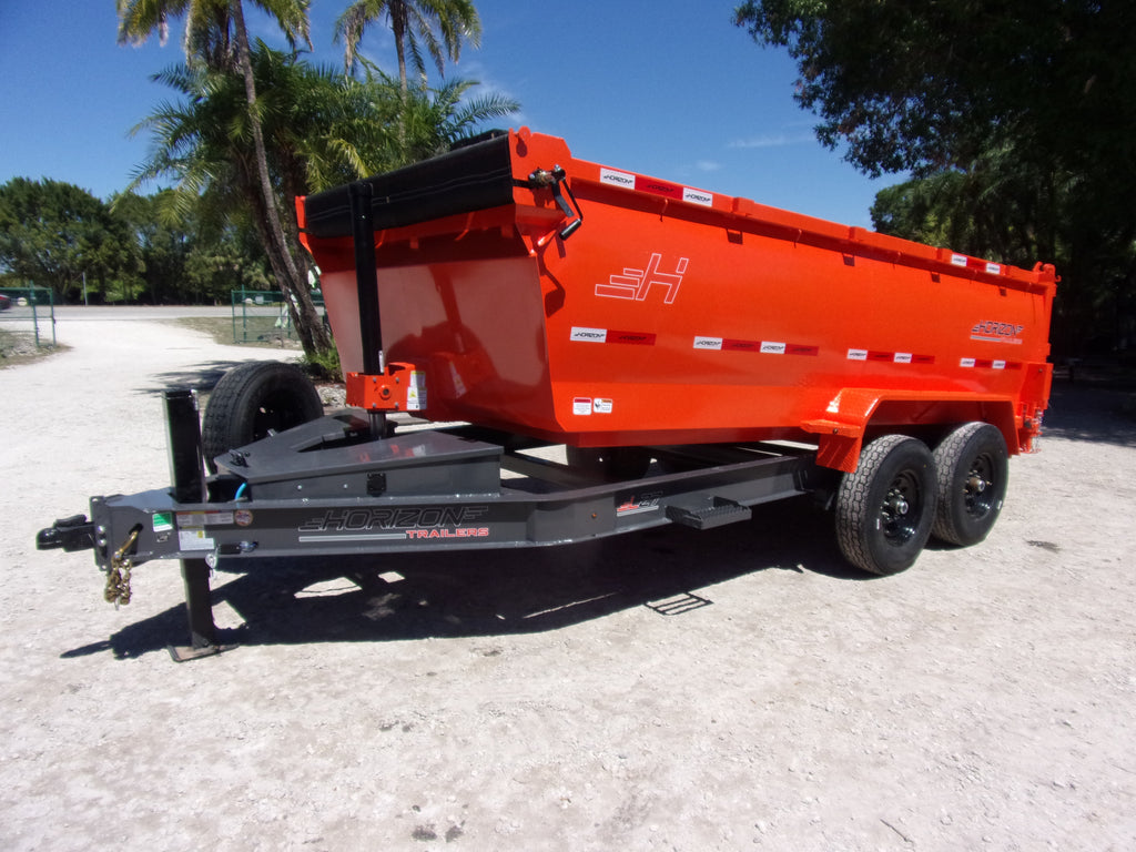 New 7x14 HORIZON Dump Trailer