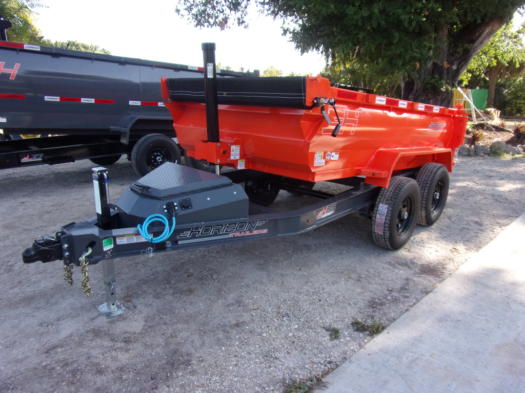 New 5x10 HORIZON Dump Trailer