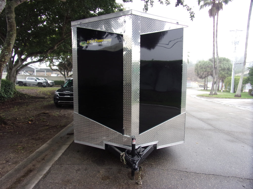 New 7x14 HOOK & LINE CARGO Enclosed Trailer