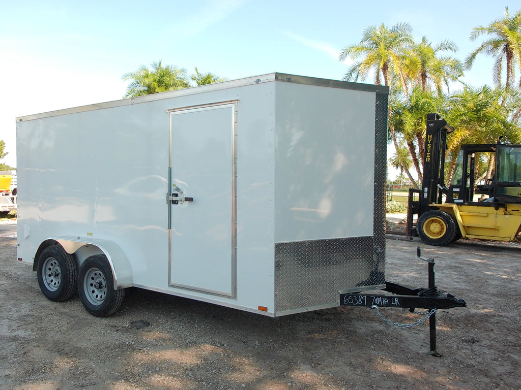 New 7x14 Quality Cargo Enclosed Trailer