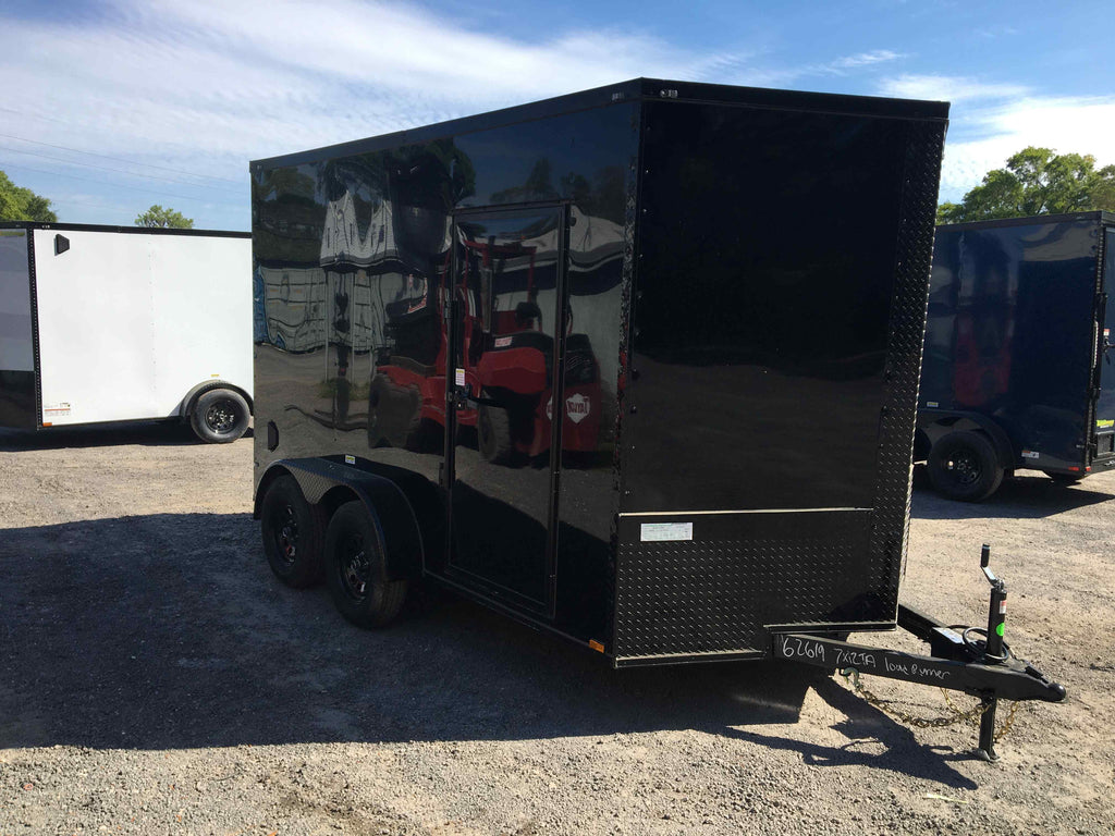 New 7x12 Quality Cargo Enclosed Trailer