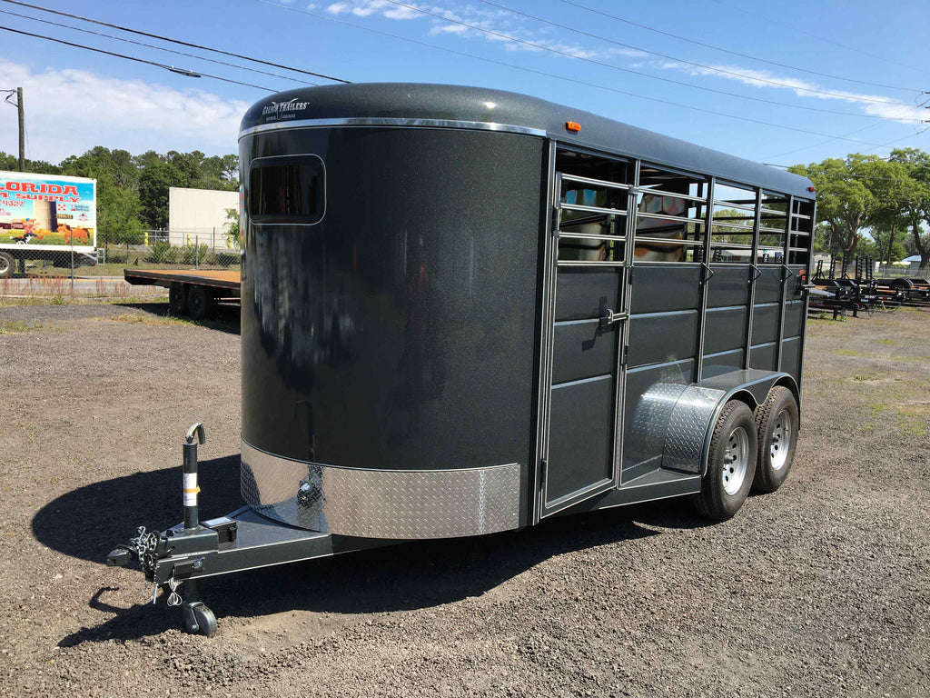 NEW 6x16 Calico Horse Trailer